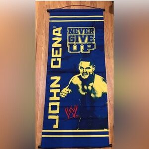 🥊WWE John Cenna “Never Give Up” Banner